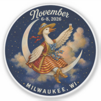 Adesivo da Banda Goose- Milwaukee 2026 - Tour de O