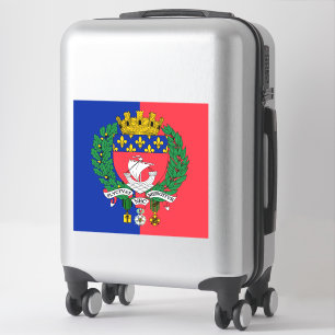 Adesivo da Bandeira de Paris, França