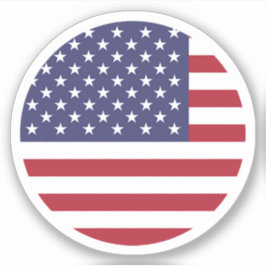 Adesivo da bandeira dos Estados Unidos da América