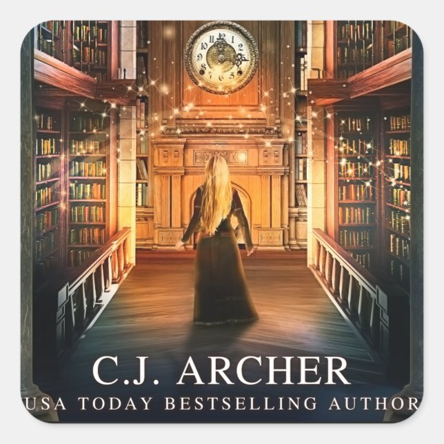 Adesivo da Biblioteca Cruzada (Frente)