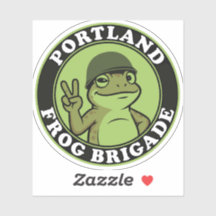 Adesivo da Brigada de Sapos de Portland