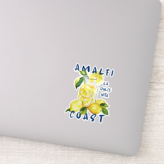 Adesivo da Costa Amalfitana – La Dolce Vita Limonc (Detalhe)