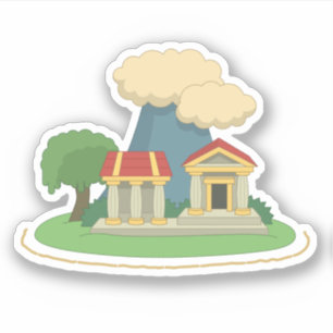 Adesivo da Ilha de Mithologia Poptropica