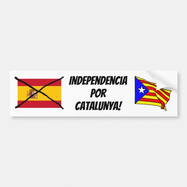 Adesivo da Independência da Catalunha (Frente)