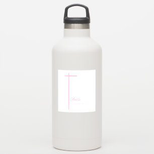 Adesivo Da madrinha no batismo da moça personalizada