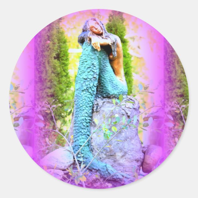 adesivo da sereia que sonha (Frente)