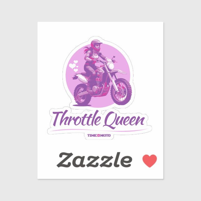 Adesivo da Throttle Queen (Folha)