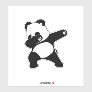 Adesivo Dabbing Panda, fabulosa dança de Panda
