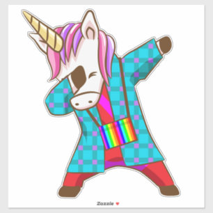 Adesivo Dabbing Unicorn Sticker