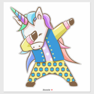 Adesivo Dabbing Unicorn Sticker