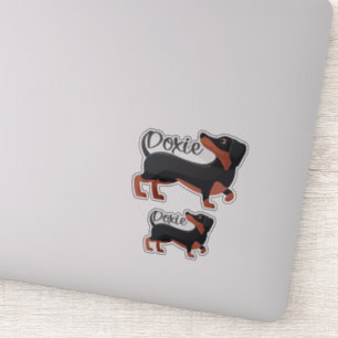 Adesivo Dachshund Dog Love