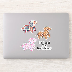 Adesivo Dachshund Love Vinyl Sticker