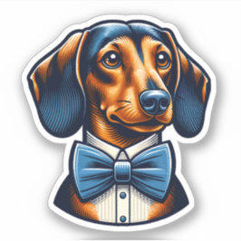 Adesivo Dachshund Vinyl Sticker - Arco