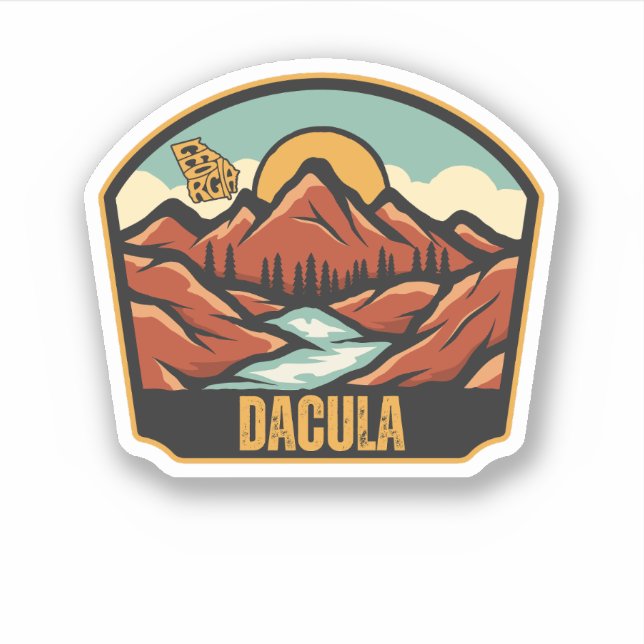 Adesivo Dacula, Geórgia (Frente)
