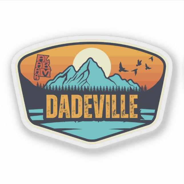 Adesivo Dadeville, Alabama (Frente)