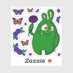 Adesivo Dahlia, o monstro, o adesivo.