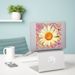Adesivo Daisy Flower Vintage Style Sticker