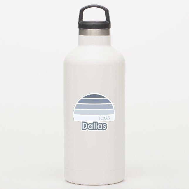 Adesivo Dallas Texas (Garrafa d'água)
