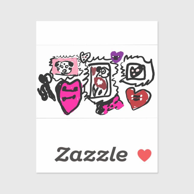 Adesivo Dalmatian lovely  (Folha)