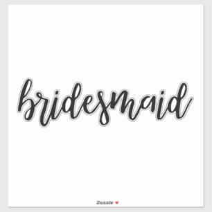 Adesivo Dama de honra