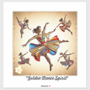 Adesivo "Dança com estilo elegante"