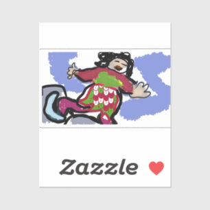 Adesivo dança do skate de gelo