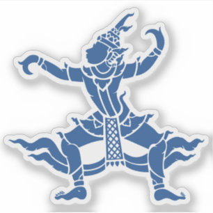 Adesivo Dançarino Tailandês ⚠ Sinal ⚠ Tailândia