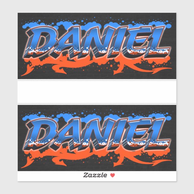 Adesivo Daniel Vorname Name Graffiti Aufkleber Sticker (Folha)