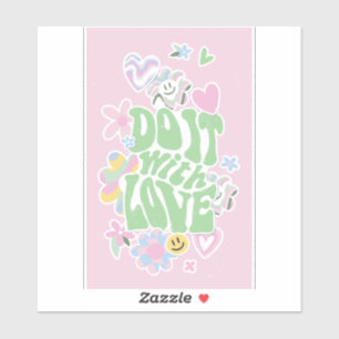 ADESIVO DANISH PASTEL RETRO FAÇA ISSO COM AMOR