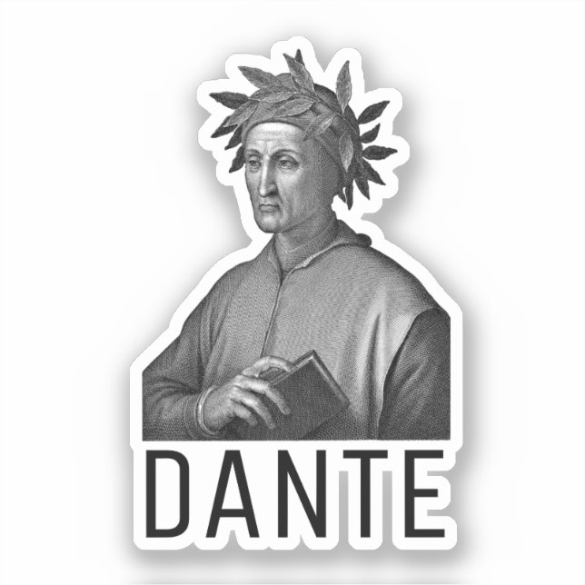 Adesivo Dante Alighieri (Frente)