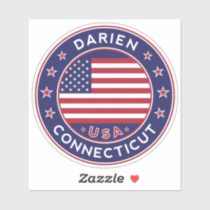Adesivo Darien Connecticut
