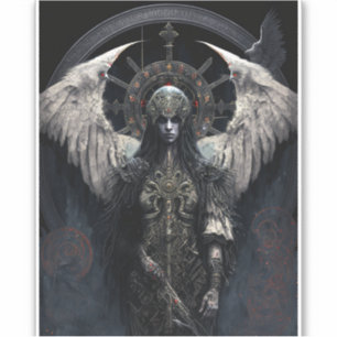 Adesivo Dark Angel Gothic Fantasy Art