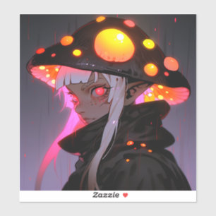 Adesivo Dark Fantasy Moshroom Elf AnimGirl