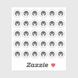 Adesivo Dark Grey Seafood Wedding Place Meal Choice