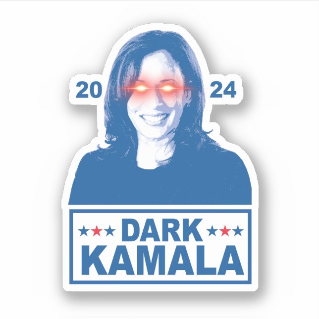 Adesivo Dark Kamala 2024 (Frente)