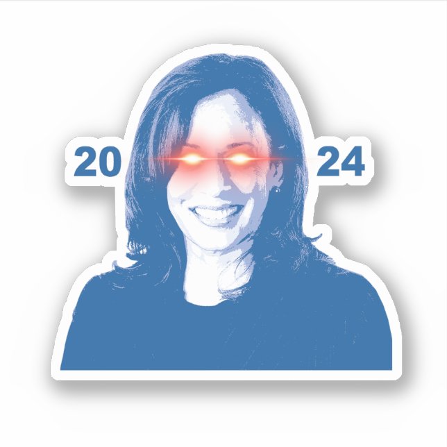 Adesivo Dark Kamala Harris 2024 (Frente)