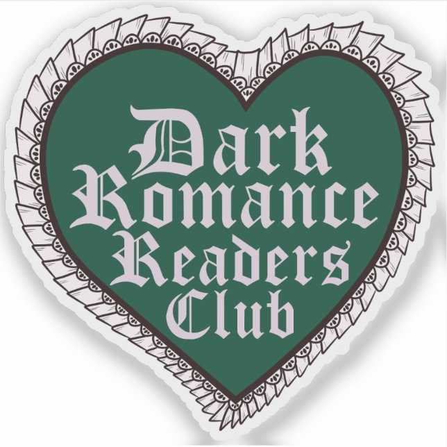Adesivo Dark Romance Readers Club (Frente)