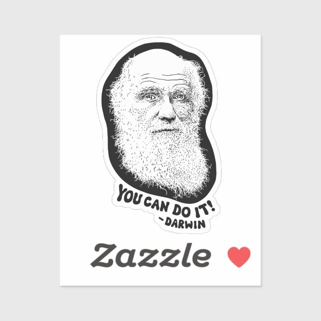 Adesivo Darwin - Você Pode Fazer Isso (Folha)