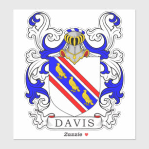 Adesivo Davis Family Crest