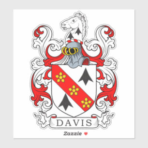 Adesivo Davis Family Crest