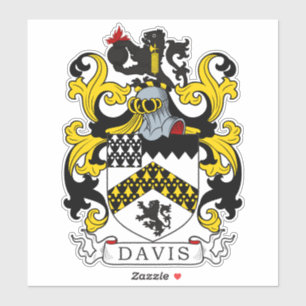 Adesivo Davis Family Crest