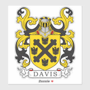 Adesivo Davis Family Crest