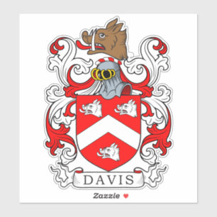 Adesivo Davis Family Crest