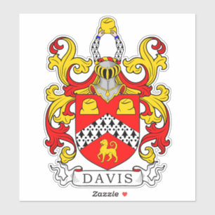 Adesivo Davis Family Crest