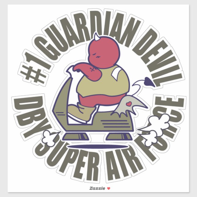 Adesivo DBY Super Air Force (Folha)