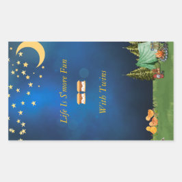 Adesivo de Acampamento com S'mores