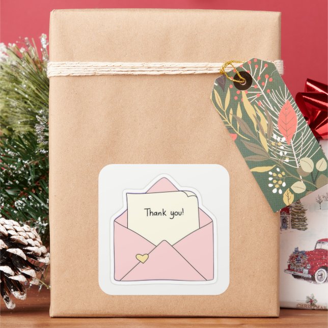 Adesivo de Agradecimento (Feriado)