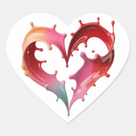 Adesivo de Amor Coração de São Valentão