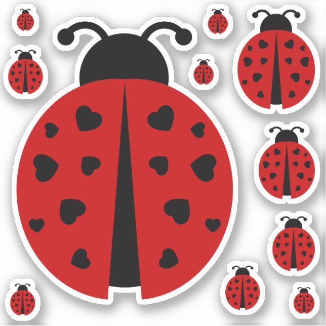 adesivo de amor de ladybug (Frente)