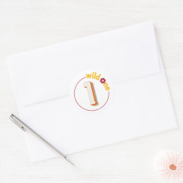 Adesivo de Aniversário Retro “Wild One” | Daisy Gr